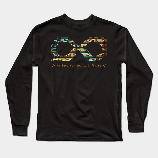 My love for you is infinite - V3 Long Sleeve T-Shirt by SMCLN